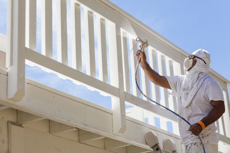 Painting a front porch or balcony